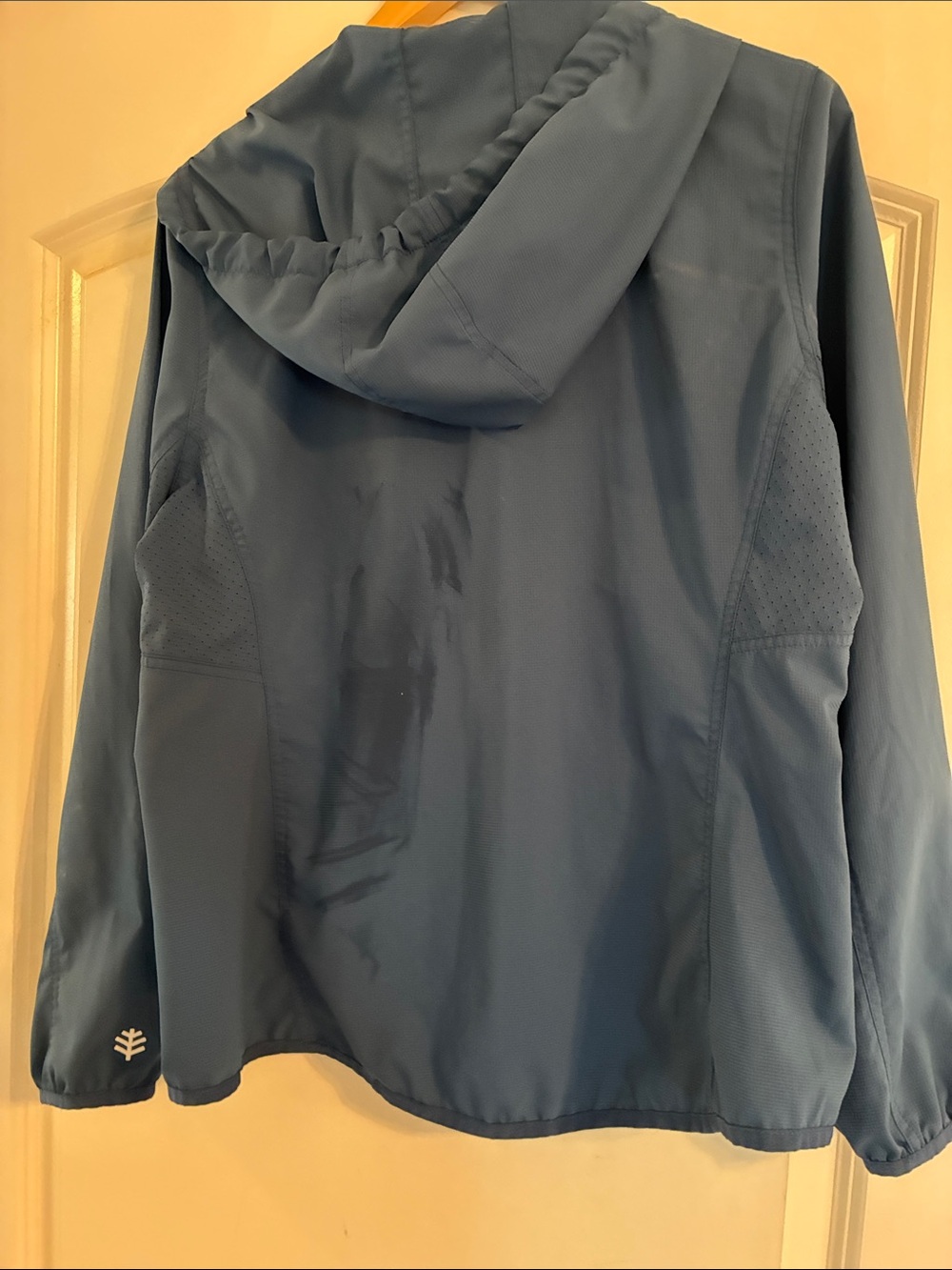 Coolibar Women's Slate Blue Hooded Sun Jacket - M - Picture 2 of 3